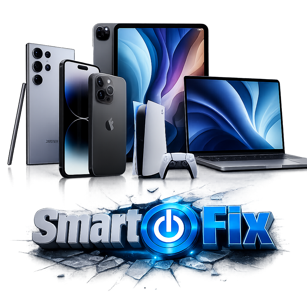 Illustratie van telefoonreparatie bij Smart Fix Rotterdam
